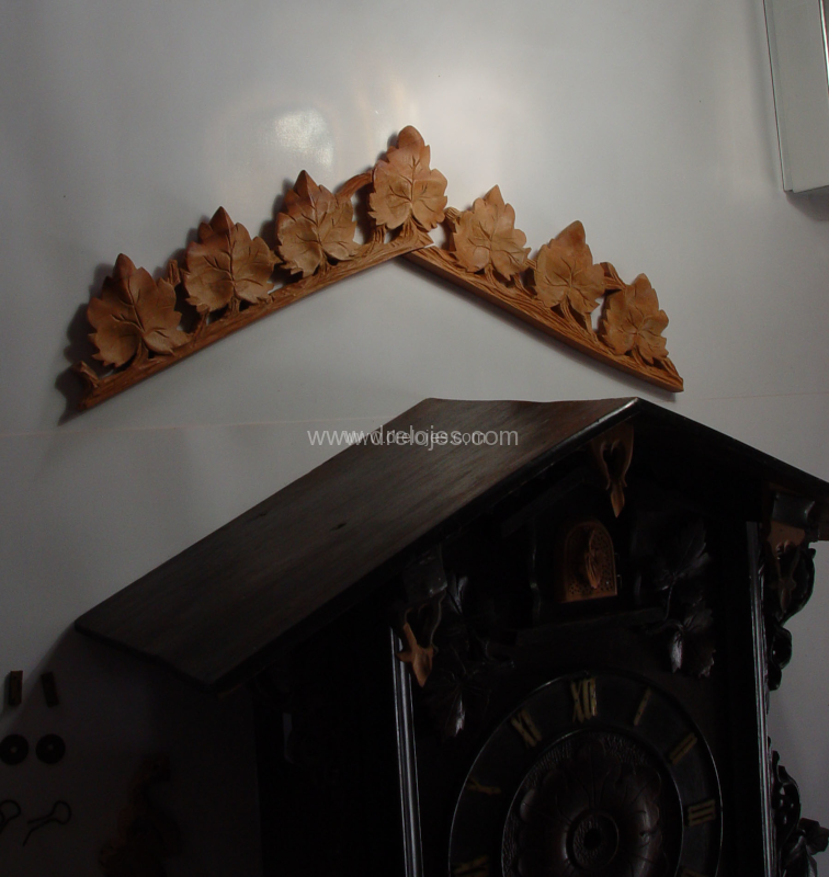Restauración de un reloj de cuco antiguo