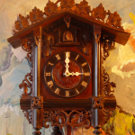 Restauración de un reloj de cuco antiguo