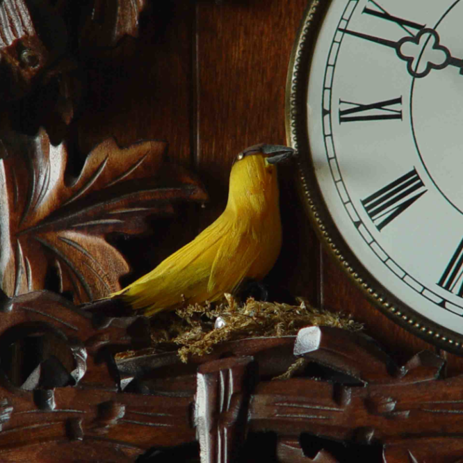 Reloj pájaros cantores