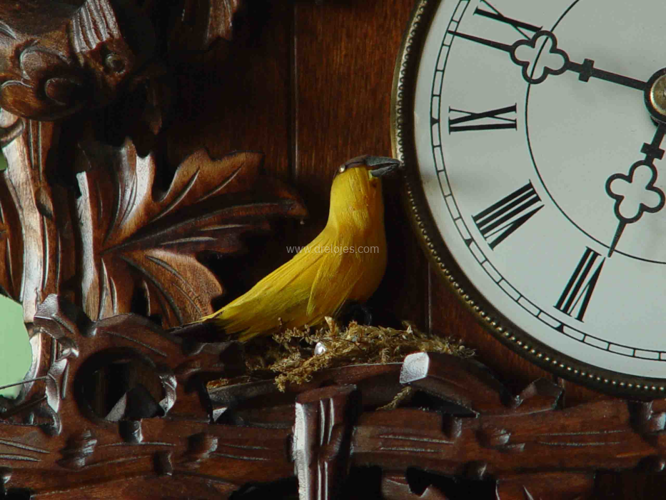 Reloj pájaros cantores