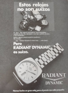 relojes RADIANT vintage